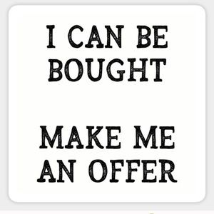 You want it and I don’t 😂